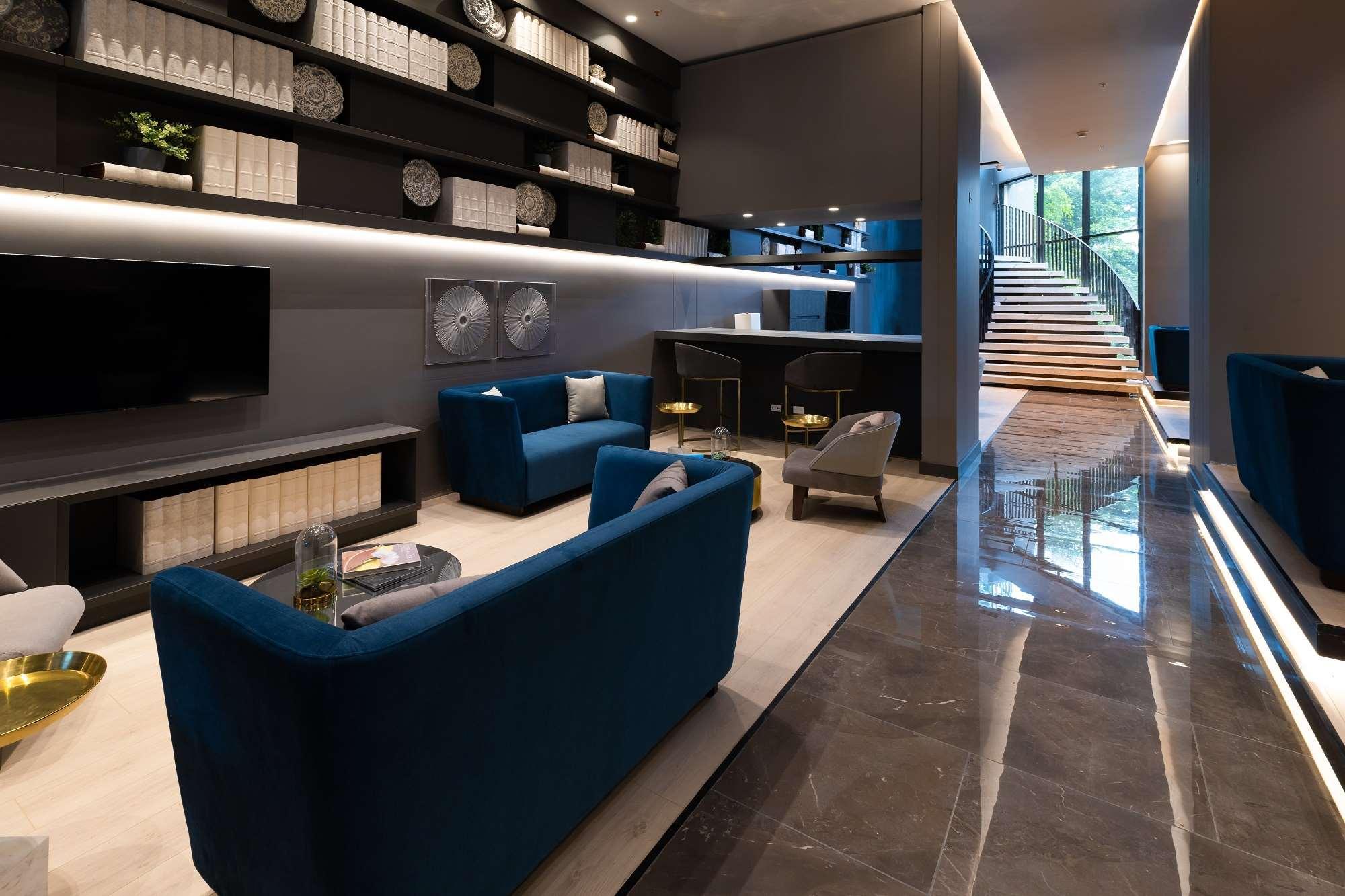 Hotel York Luxury Suites Medellin By Preferred Zewnętrze zdjęcie The interior of the 2018 clubhouse