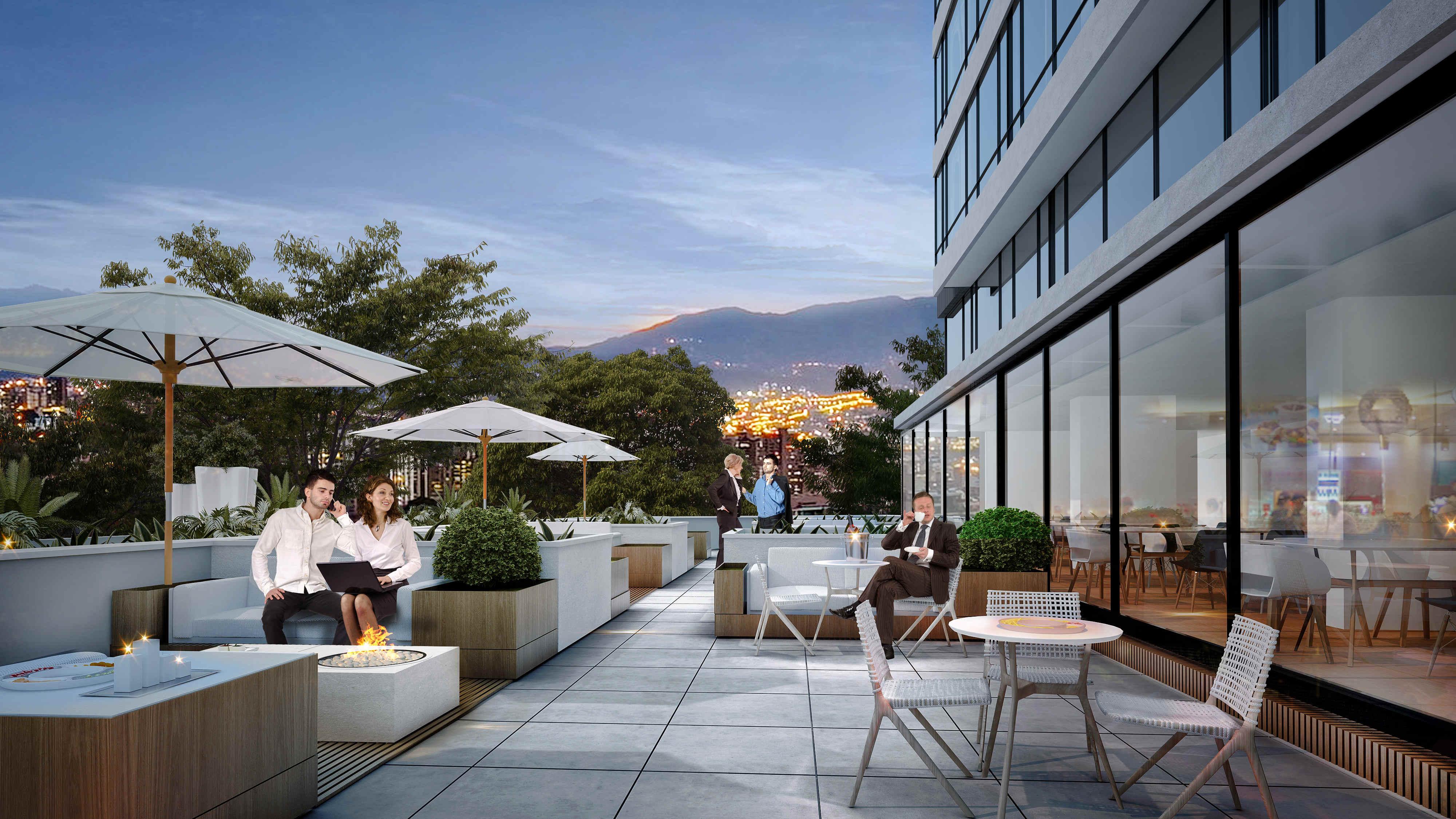 Hotel York Luxury Suites Medellin By Preferred Zewnętrze zdjęcie The rooftop terrace